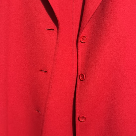 Escada Sport red long wool coat size 40 (US size 10) - Picture 3 of 6